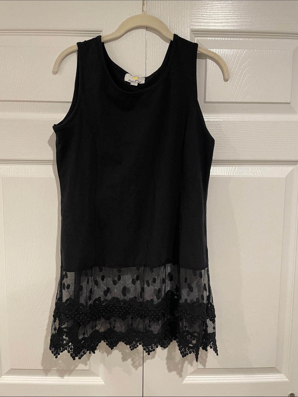 Kathleen Kirkwood Black Sleeveless Knit Top